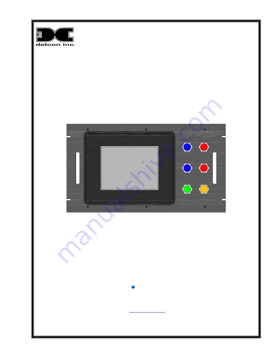 Detcon 880A-N1R Operator'S Installation And Instruction Manual Download Page 1