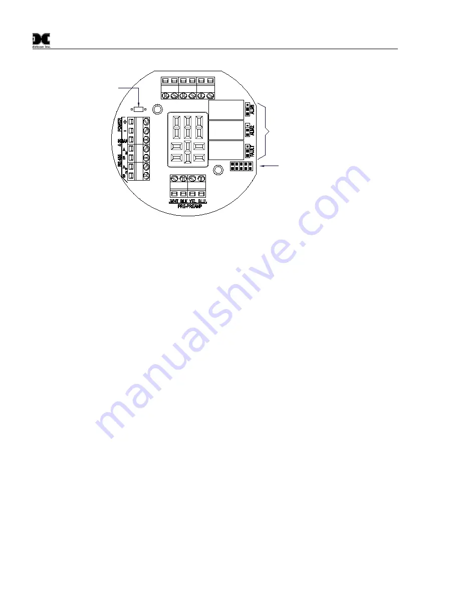 Detcon MicroSafe DM-634C Operator'S Installation And Instruction Manual Download Page 14