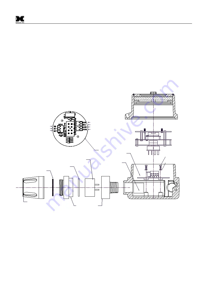 Detcon MicroSafe DM-634C Operator'S Installation And Instruction Manual Download Page 26