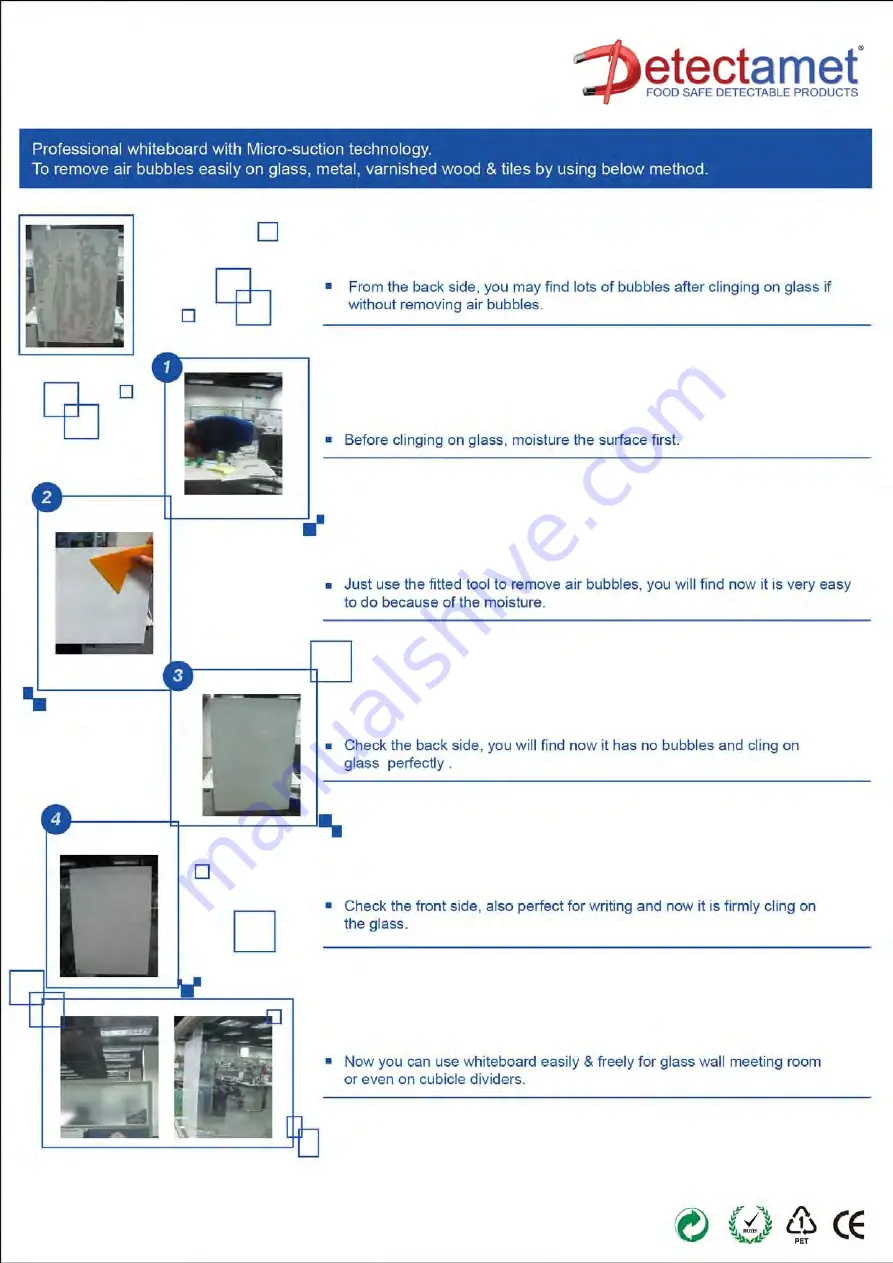 Detectamet Cling Easy Скачать руководство пользователя страница 2