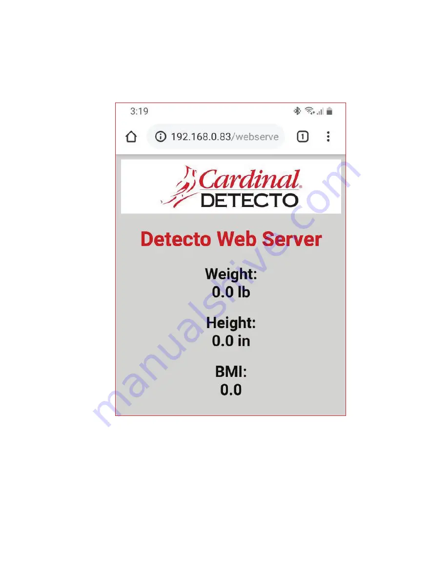 Detecto APEX-RI Owner'S Manual Download Page 31