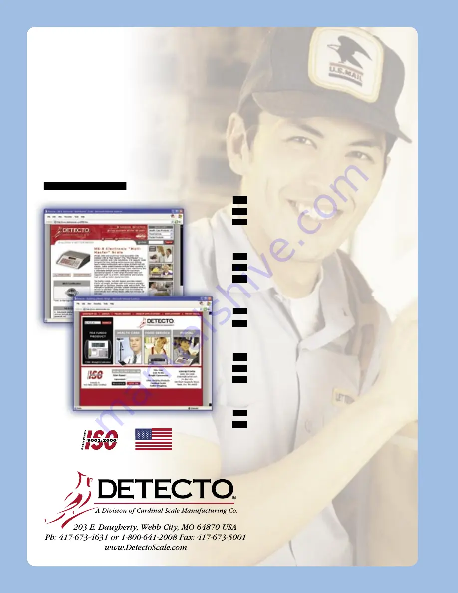 Detecto AS-330D Brochure & Specs Download Page 8