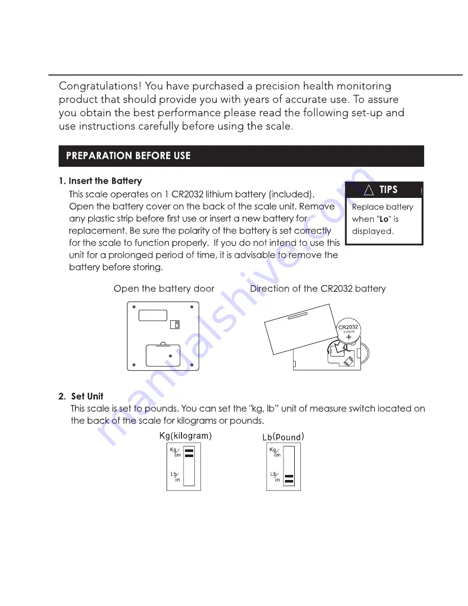 Detecto d219 User Manual Download Page 3