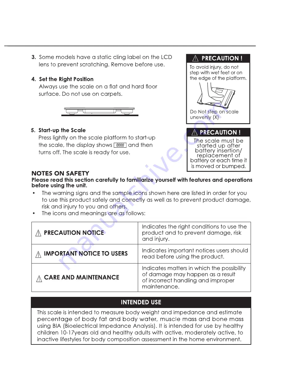 Detecto d219 User Manual Download Page 4