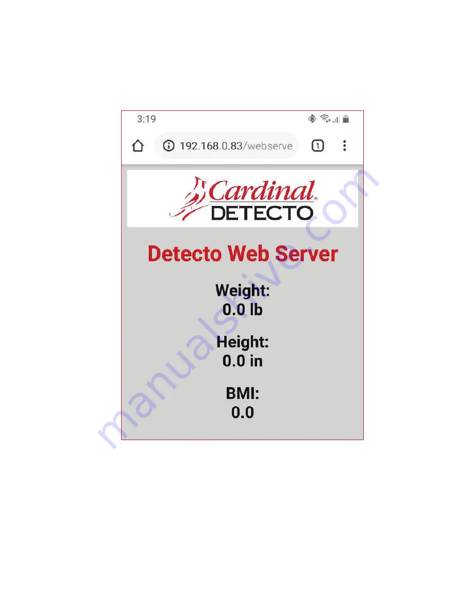 Detecto MedVue MV1C Скачать руководство пользователя страница 11