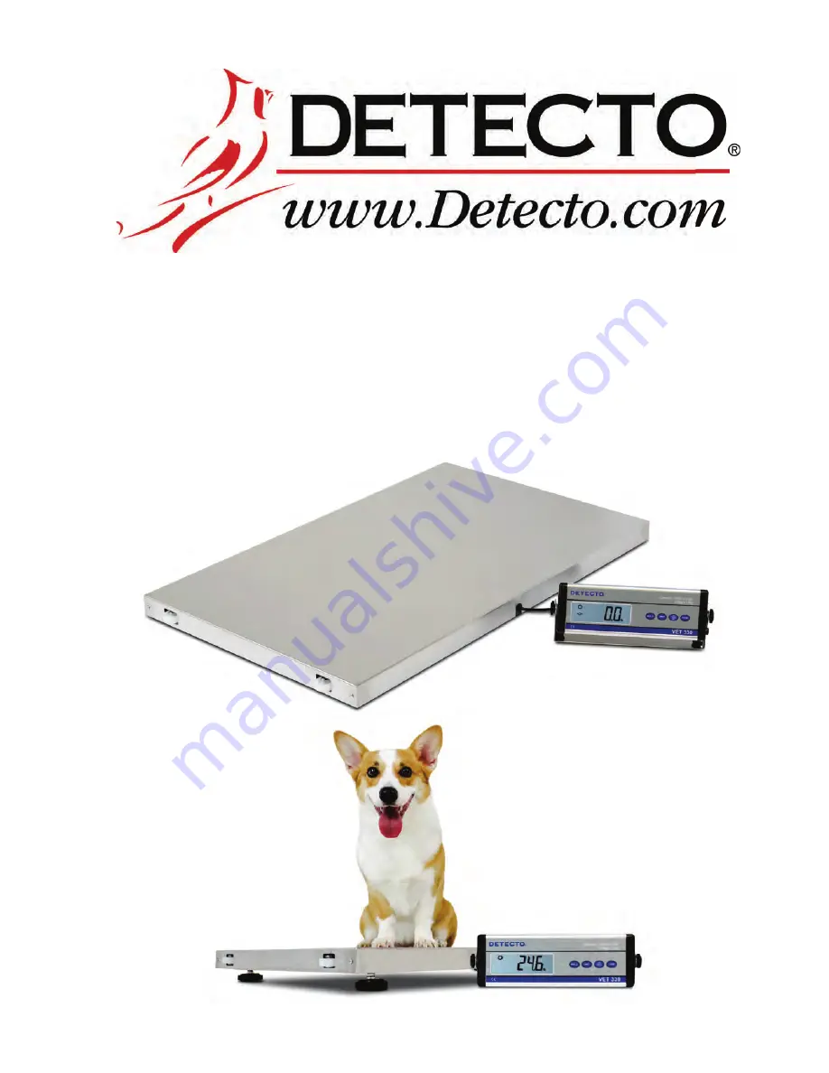 Detecto VET330WH Owner'S Manual Download Page 1