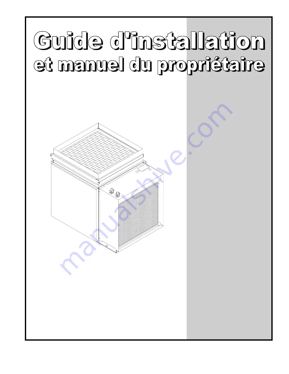 Dettson FC000S-P-D-D Installation Instructions And Homeowner'S Manual Download Page 1