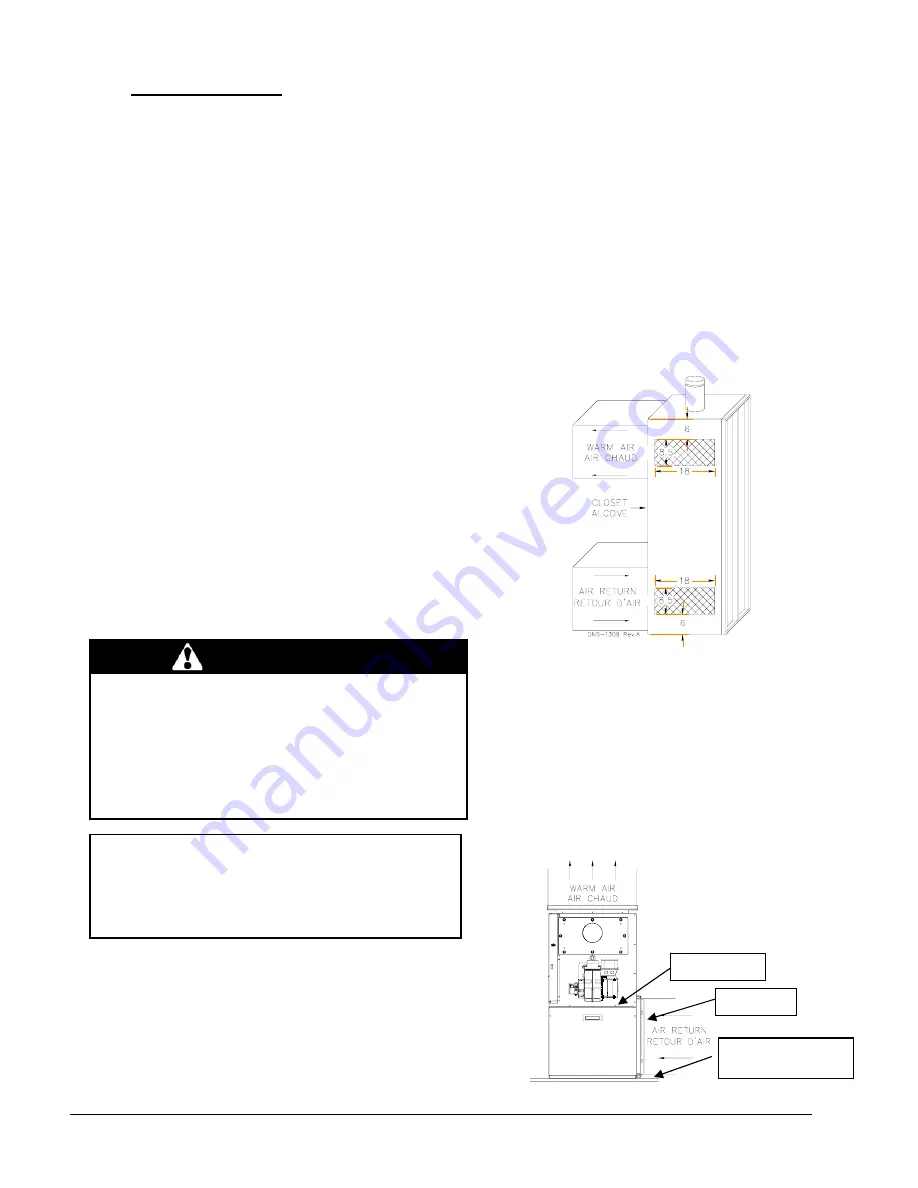 Dettson OMF154L20A Installation Instructions And Homeowner'S Manual Download Page 5