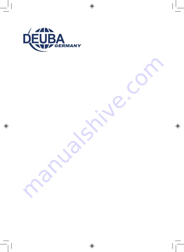 Deuba 101808 Assembly Instructions Manual Download Page 1