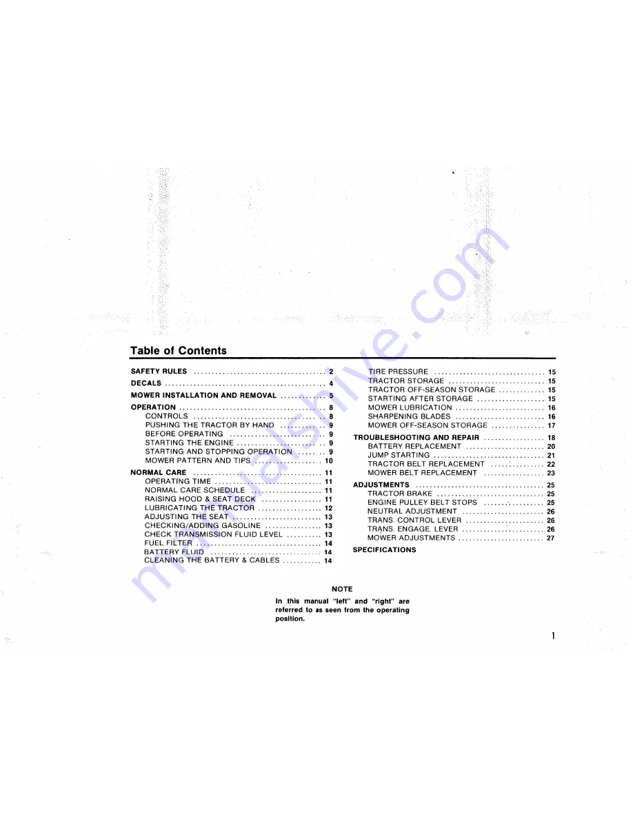 Deutz-Allis 1691085 Operator'S Manual Download Page 7