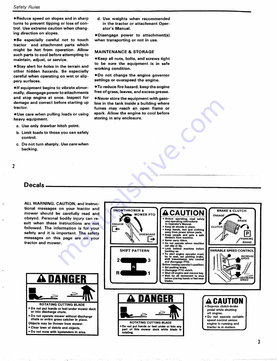 Deutz-Allis T811 Operator'S Manual Download Page 5