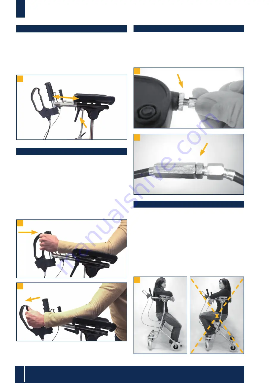 DeVilbiss Healthcare Drive Rollator Cristallo2 Operating Instructions Manual Download Page 10