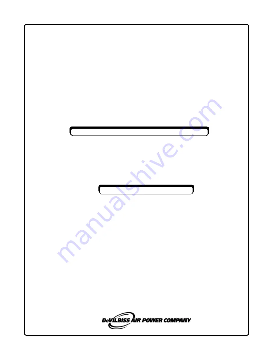 DeVilbiss 38301-9615 General Manual Download Page 2