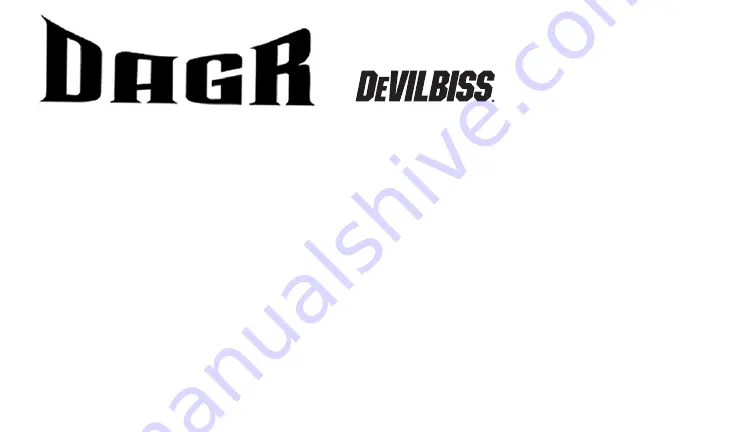 DeVilbiss DAGR Instruction And Maintenance Download Page 1