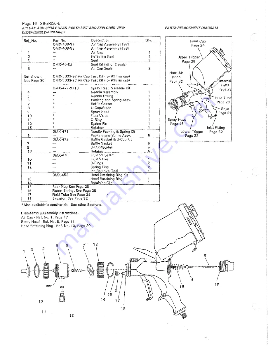 DeVilbiss OMX-5 Owner'S Manual Download Page 16