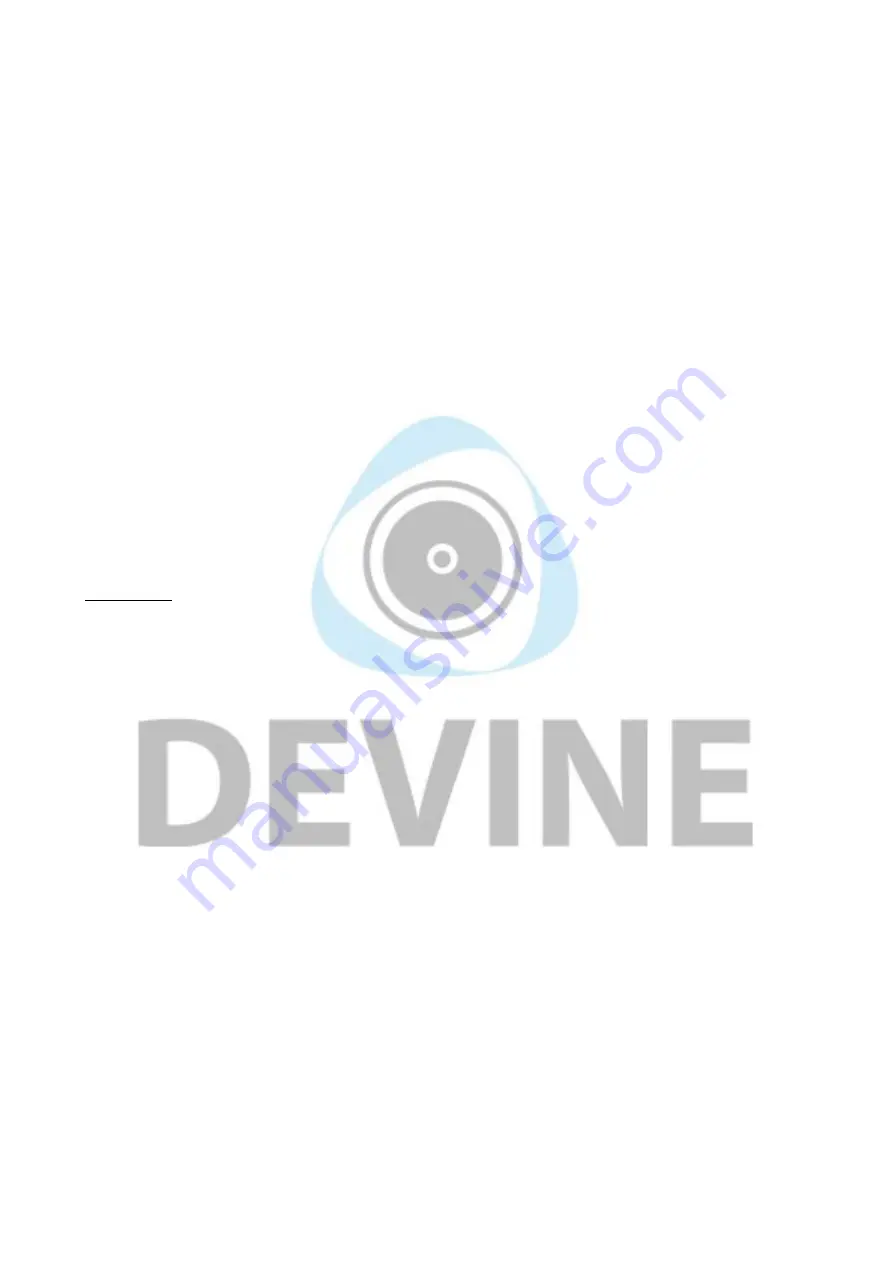 Devine 9000-0005-6031 User Manual Download Page 4