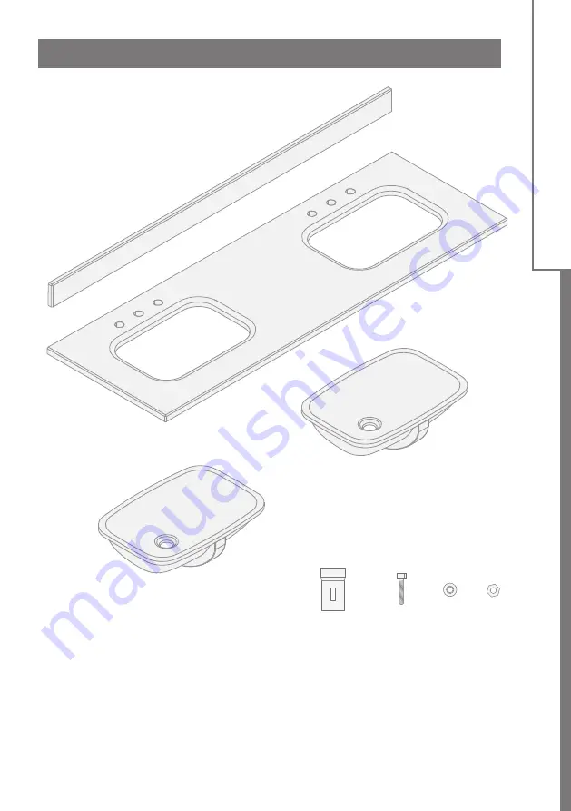 Devon&Devon Jazz 3 Vanity Unit Assembly Instructions Manual Download Page 20