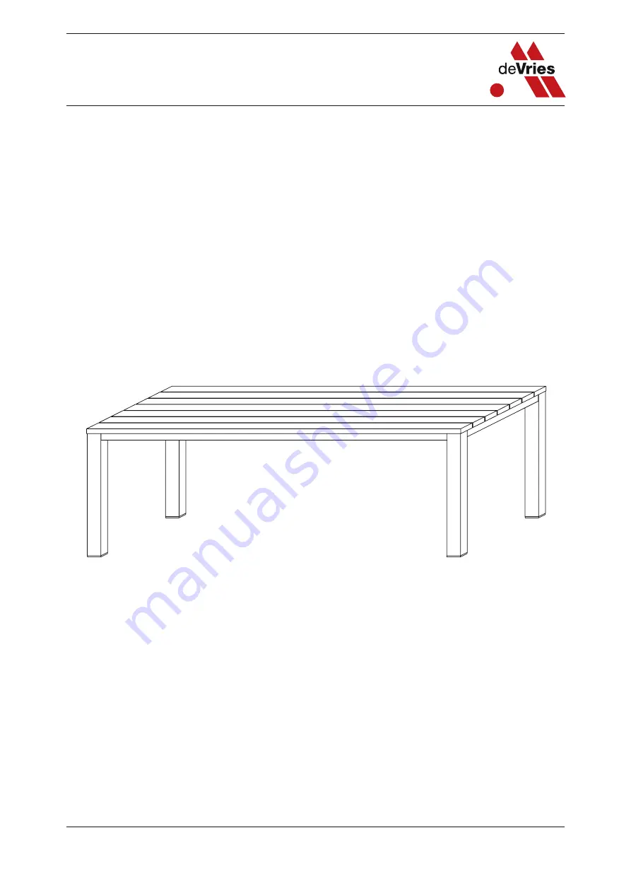 deVRIES Fjord 62263 Assembly Instructions Manual Download Page 8