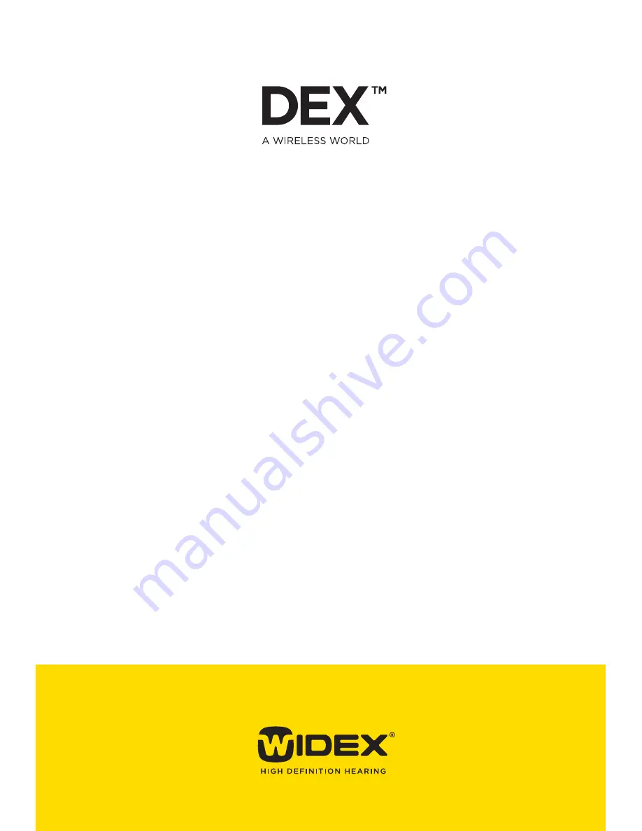 Dex RC-DEX User Instructions Download Page 1