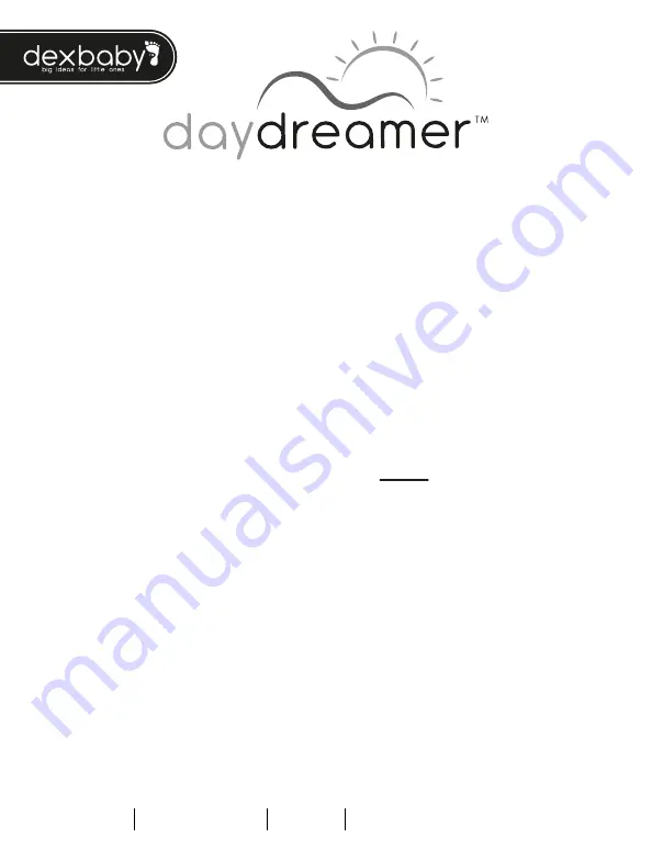 dexbaby daydreamer Quick Start Manual Download Page 2