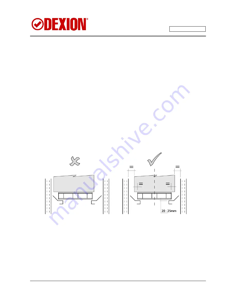 Dexion DEEPSTOR User Instructions Download Page 16