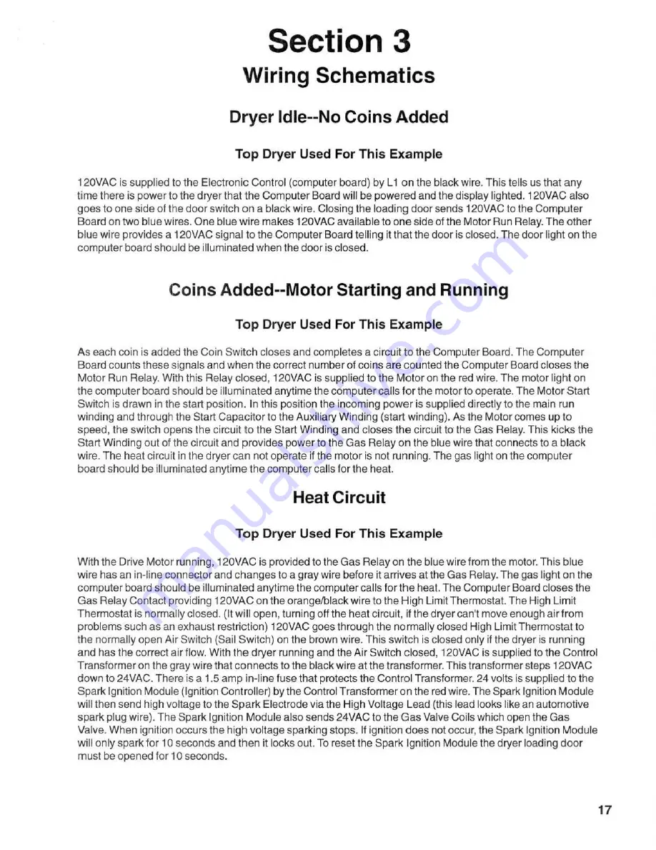 Dexter Laundry DL2X30Q Service Procedures And Parts Data Download Page 15