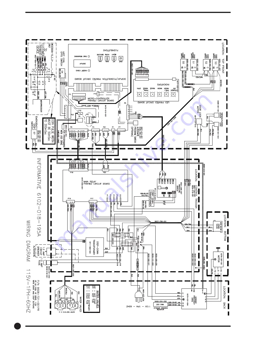 Dexter Laundry T-1200 WC1200XA-12 Schematics Download Page 2