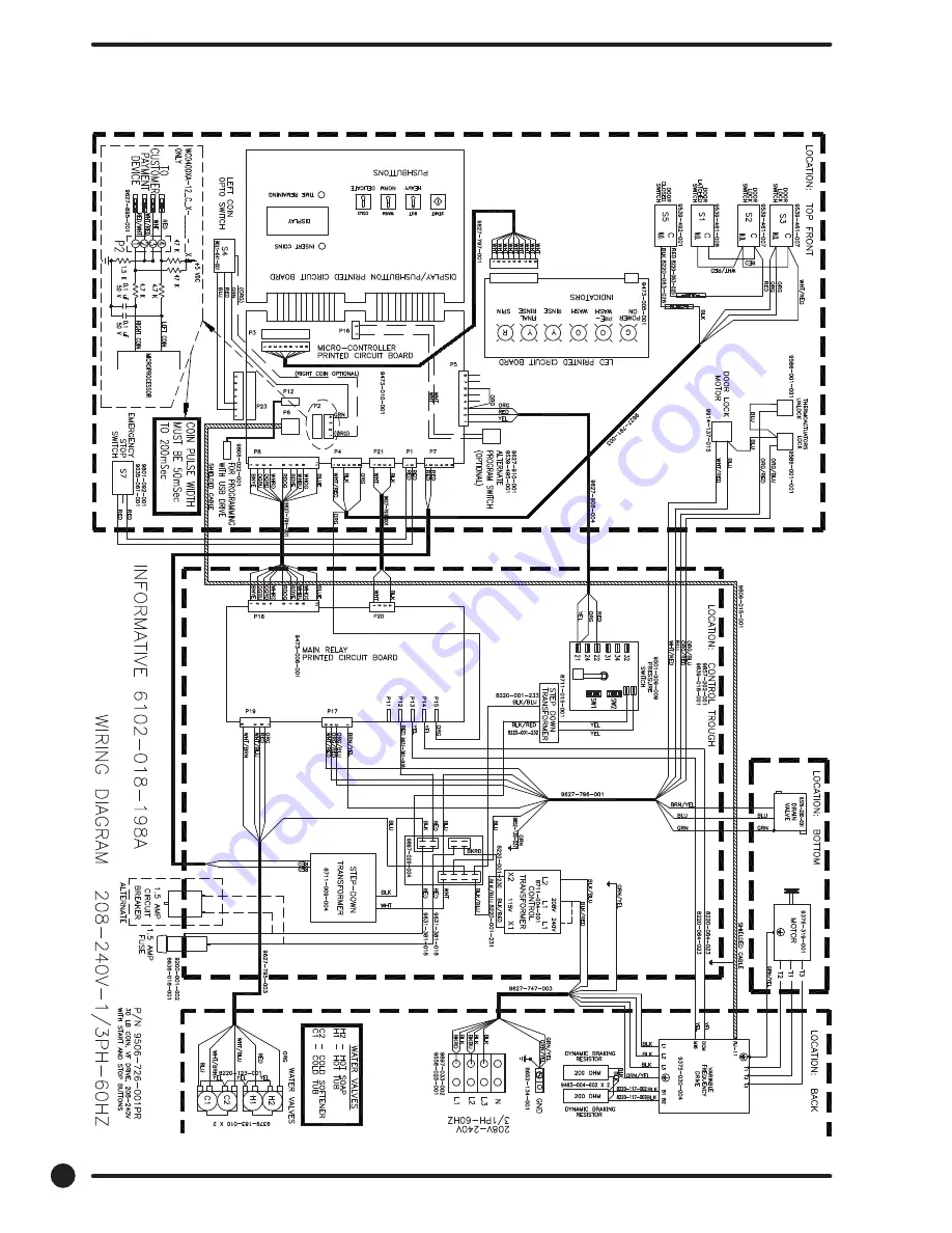 Dexter Laundry T-1200 WC1200XA-12 Schematics Download Page 8