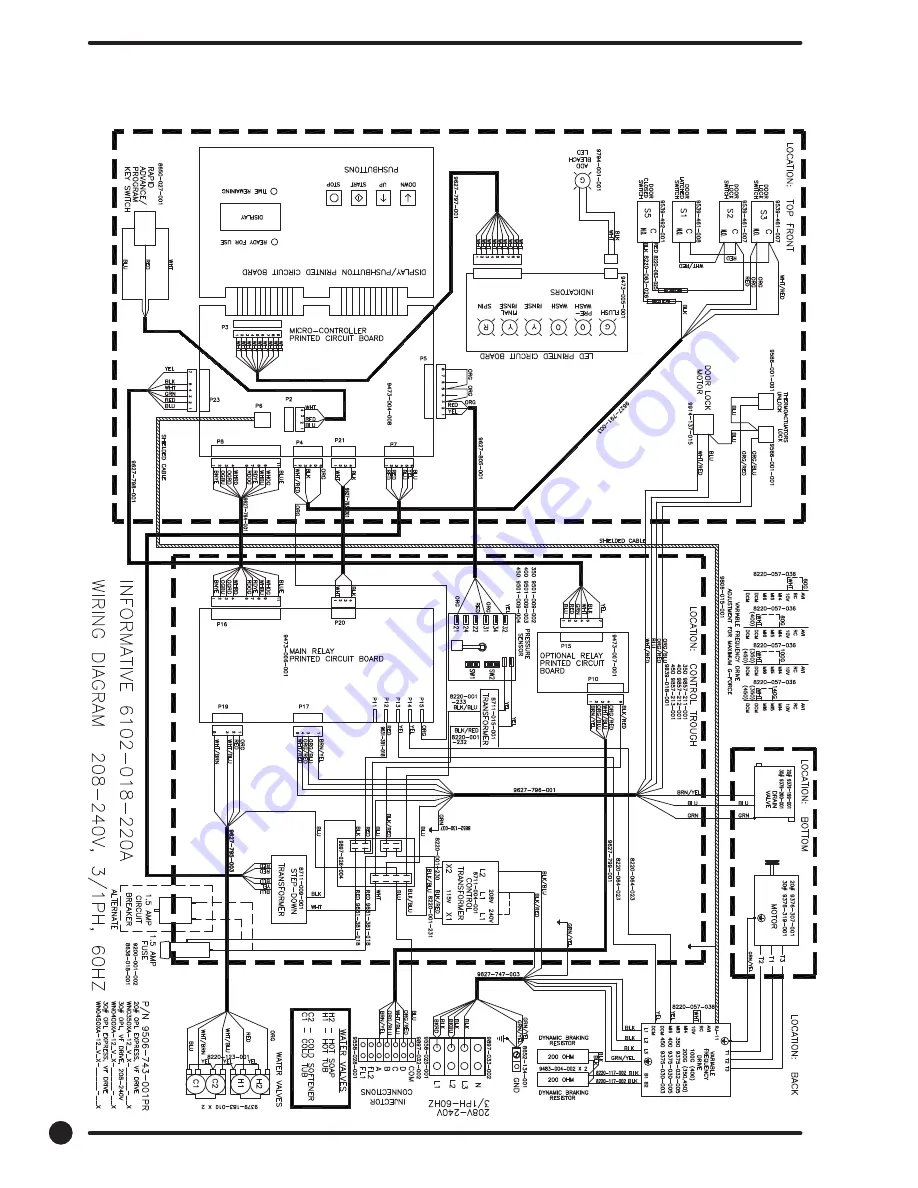 Dexter Laundry T-1200 WN1200XA-12 Schematics Download Page 6