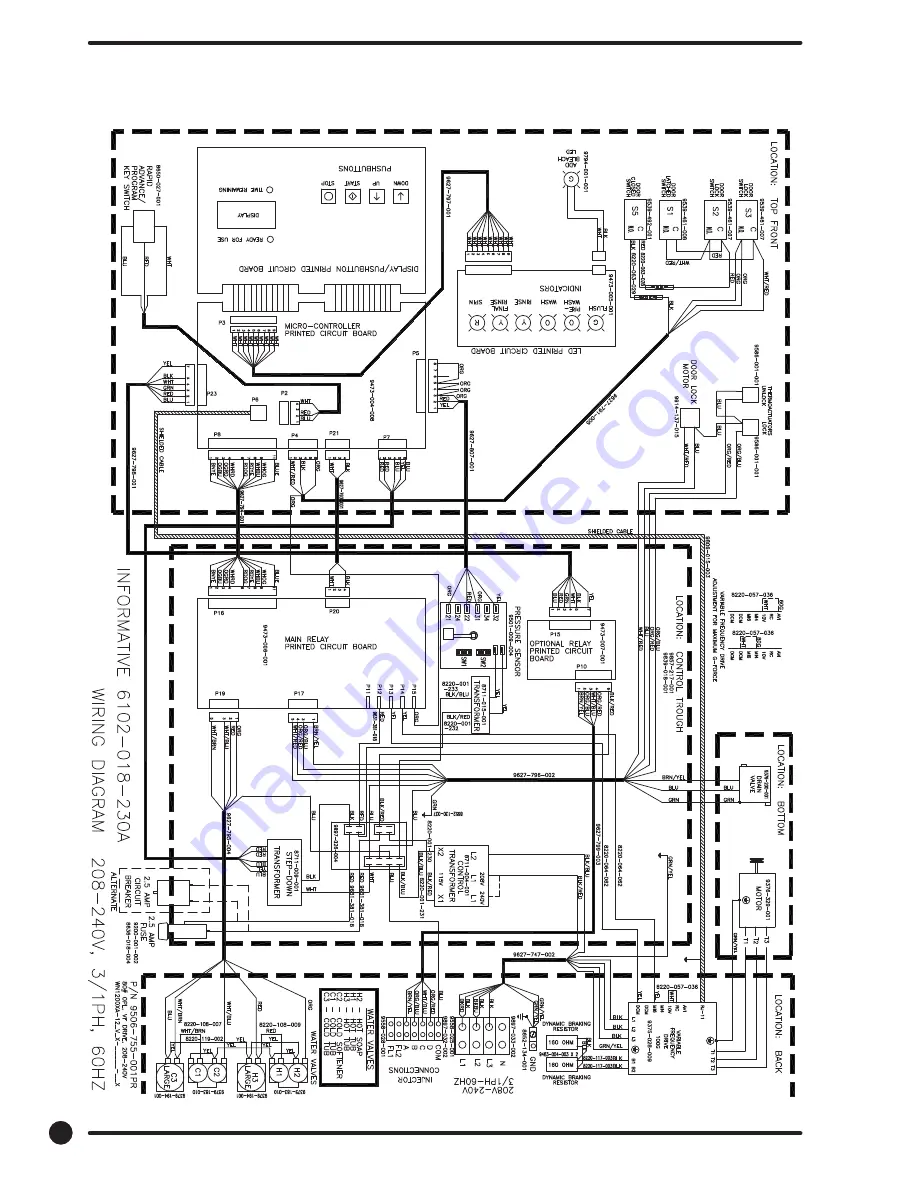 Dexter Laundry T-1200 WN1200XA-12 Schematics Download Page 22