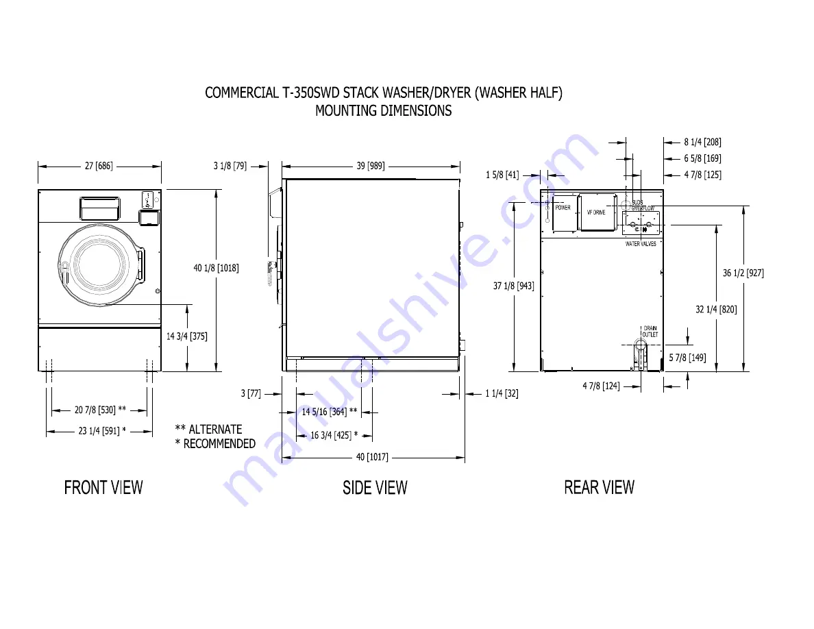 Dexter Laundry T-300 VENDED Operators Manual Installation & Operation Instructions Download Page 6