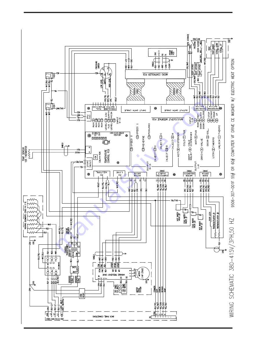 Dexter Laundry Wn0600ea-13en2x-sskcs-usx Parts & Service Manual Download Page 156