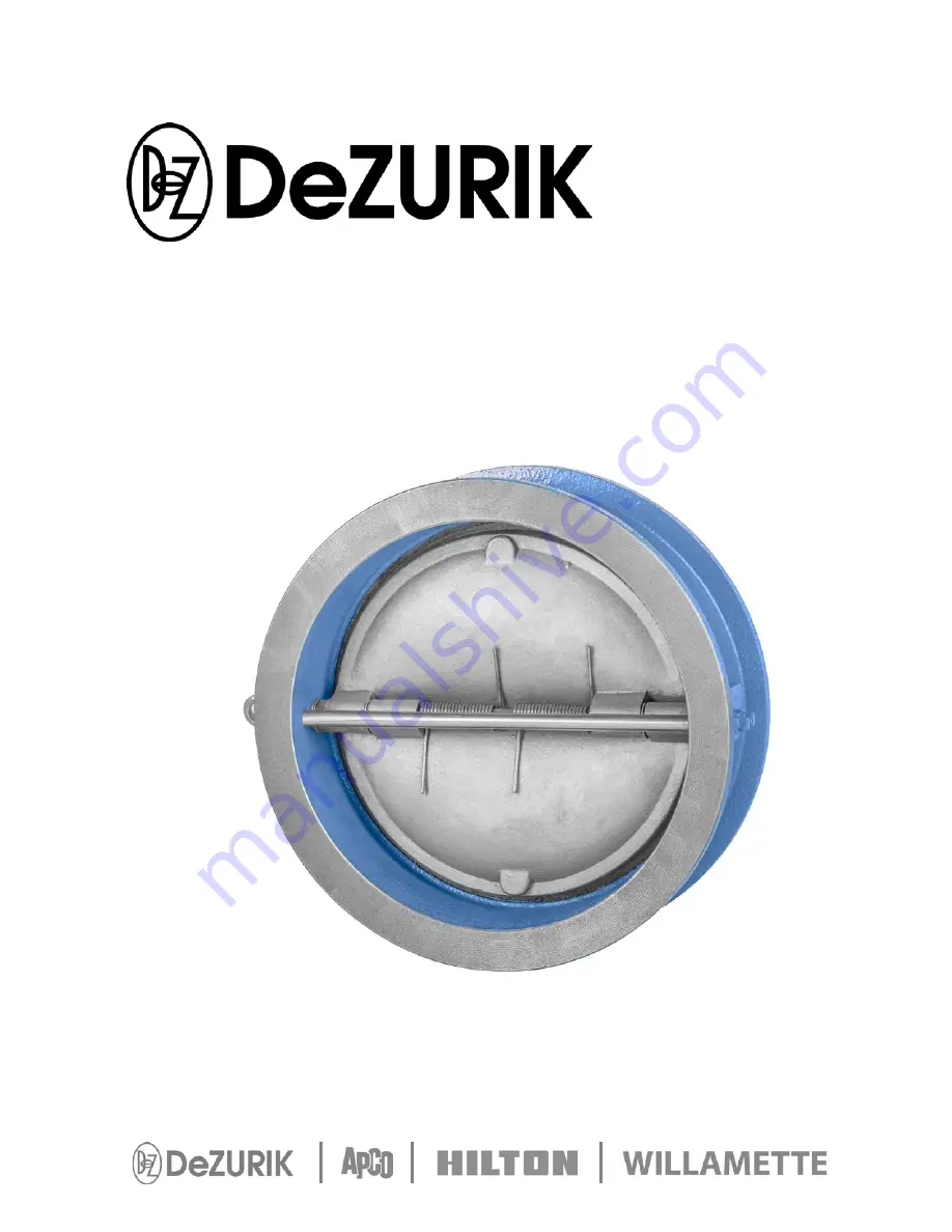 DeZurik APCO CDD-9000T User Manual Download Page 1