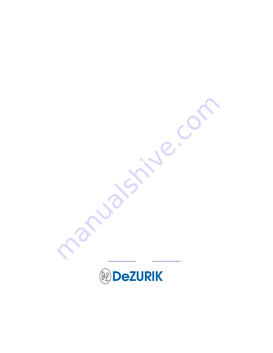 DeZurik APCO SRG-6500 Instruction Manual Download Page 11