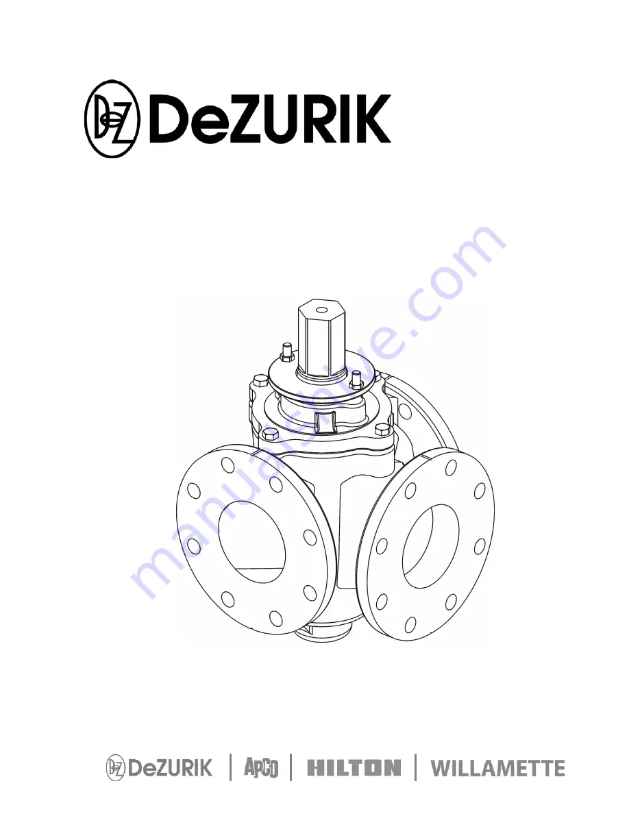 DeZurik PFW Manual Download Page 1