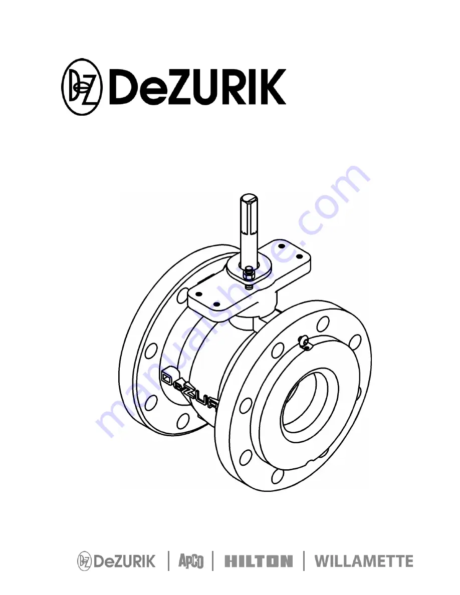 DeZurik RCV Installation And Operation Manual Download Page 1