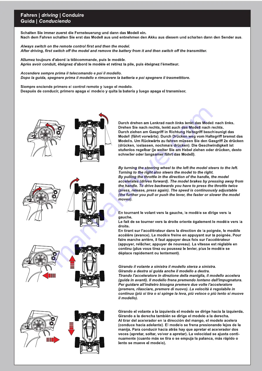 DF-models Crusher 2WD Buggy RTR / BT7101 Manual Download Page 14