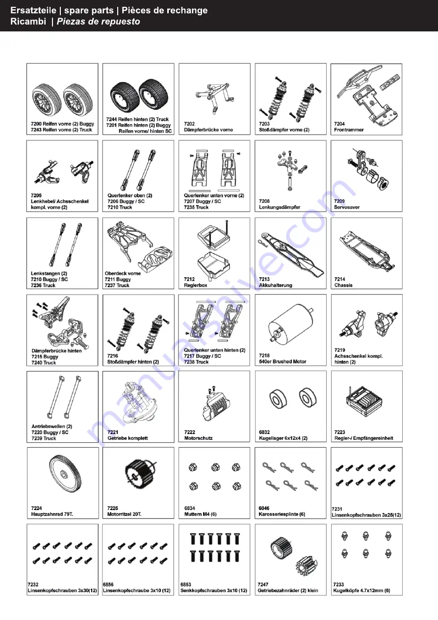 DF-models Crusher 2WD Buggy RTR / BT7101 Manual Download Page 20