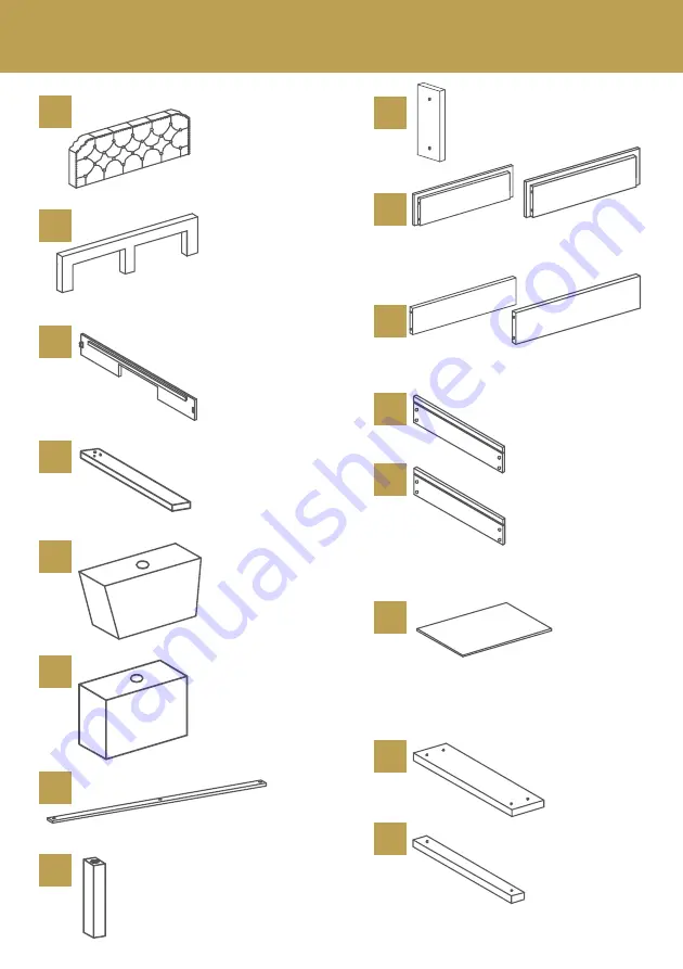 dg casa 12350-K Assembly Instruction Manual Download Page 4