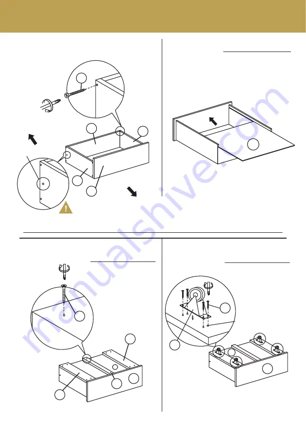 dg casa 12350-K Assembly Instruction Manual Download Page 5