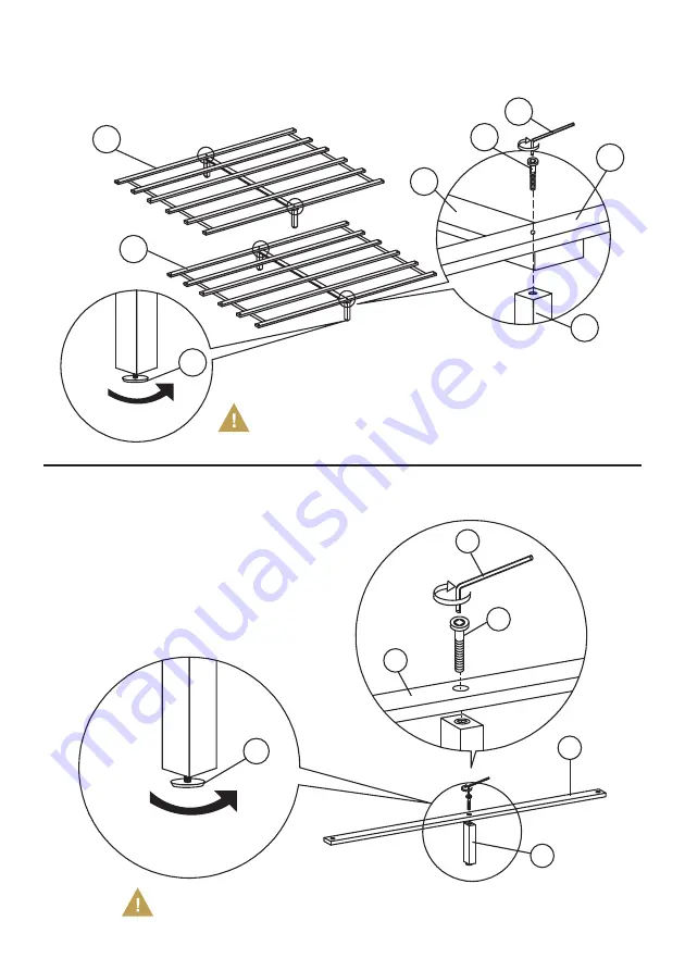 dg casa 16650-Q Assembly Instruction Manual Download Page 7