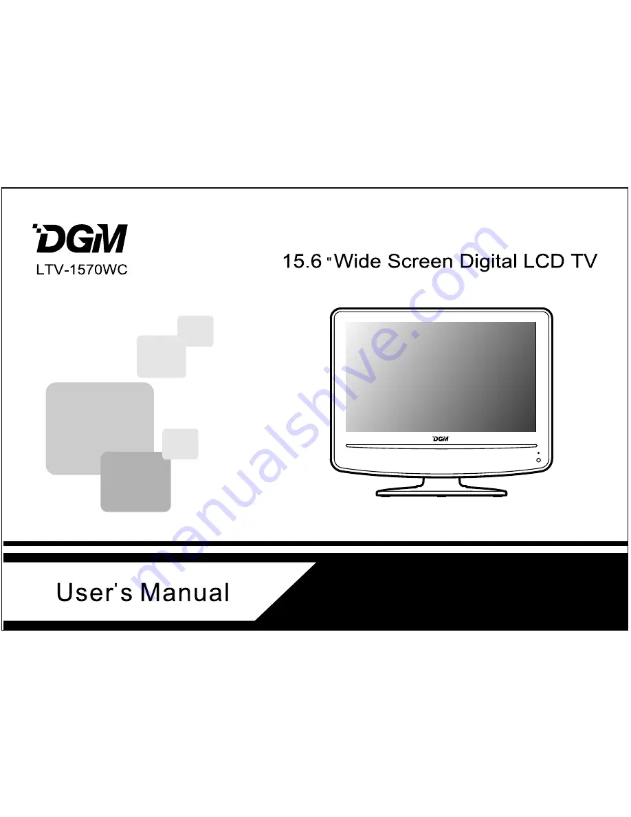 DGM LTV-1570WC User Manual Download Page 1