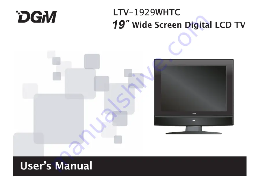 DGM LTV-1929WHTC User Manual Download Page 1