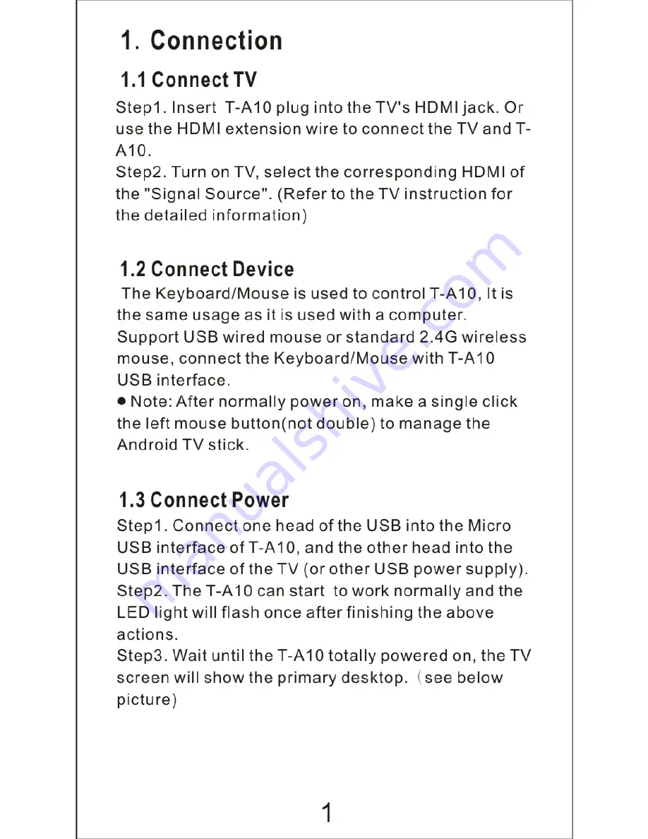 DGM T-A10 Quick Setup Manual Download Page 3