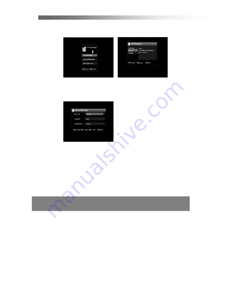 DGTEC DG-HDPVR320 Instruction Manual Download Page 22