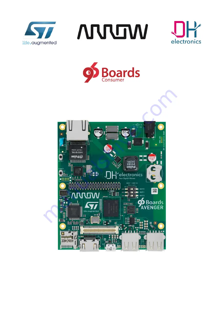 DH electronics 96Boards Avenger96 Getting Started Download Page 1