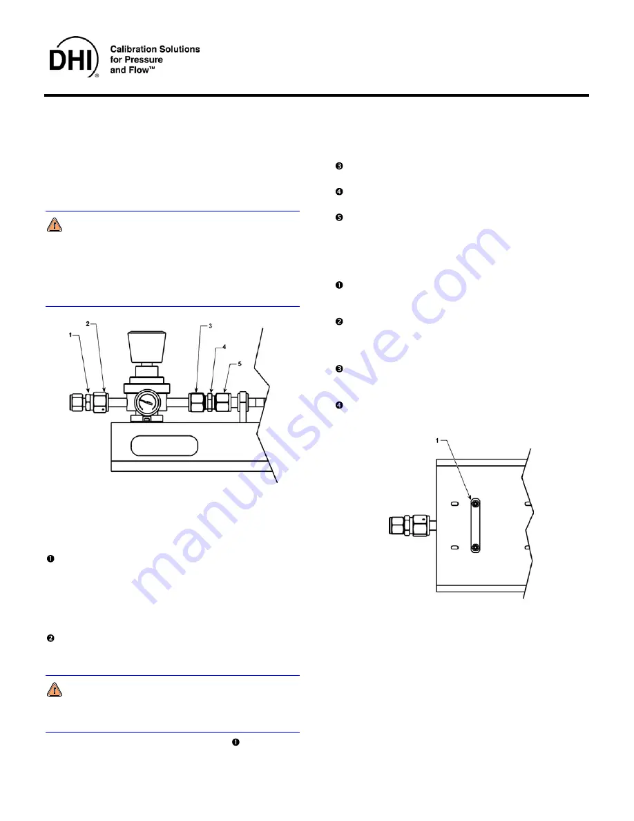 DH Instruments 1-2 IN. BACK PRESSURE REGULATOR KIT Installation Download Page 1