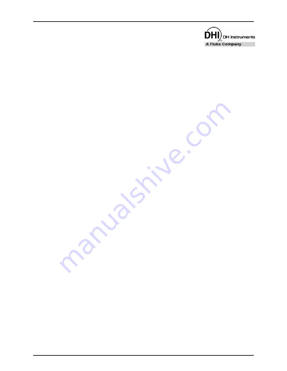 DH Instruments RPM4 - VERSION 2004 Operation And Maintenance Manual Download Page 1