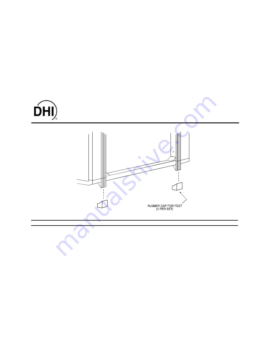 DH Instruments RUBBER SHOE ACCESSORY - SCHEMA P-N 400202 Manual Download Page 1