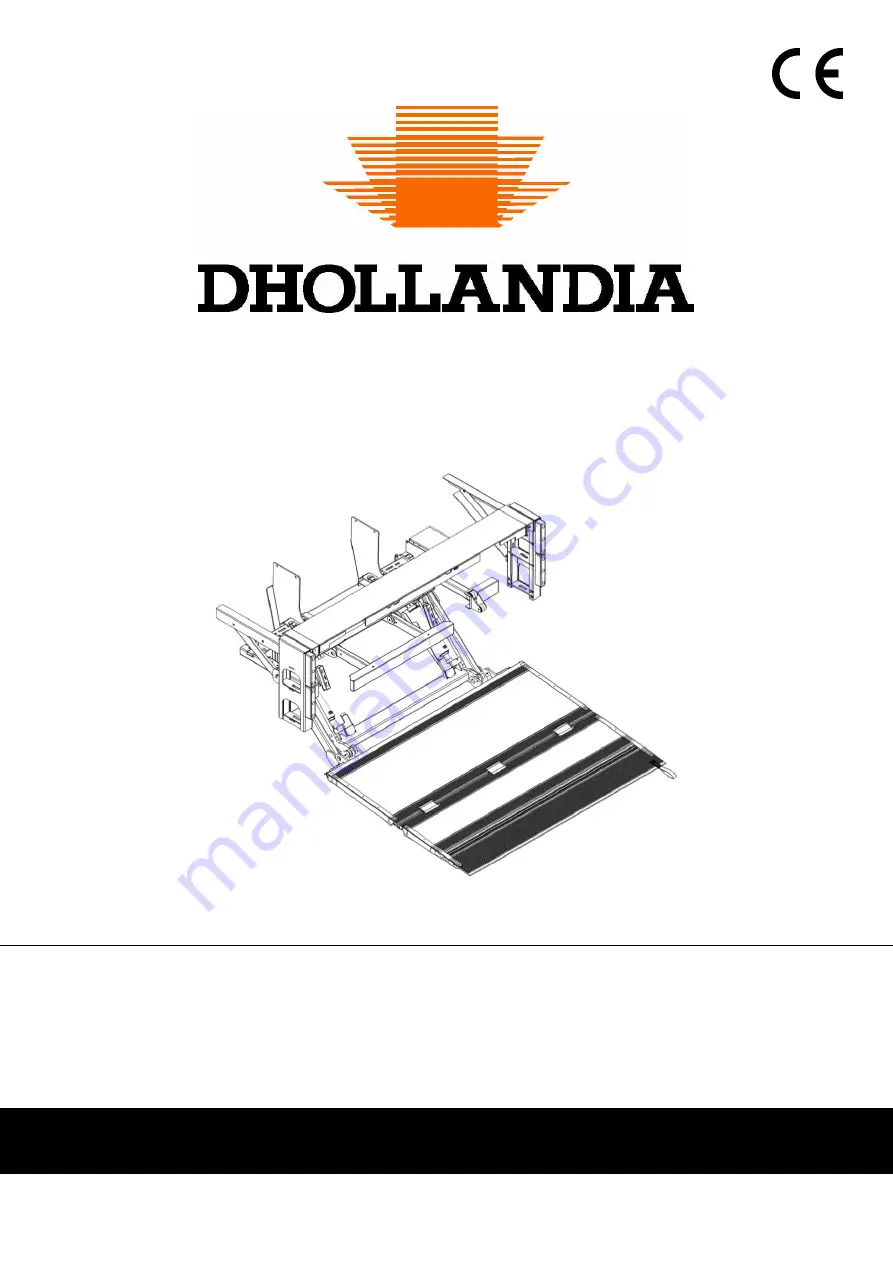 Dhollandia DH-RM.25 Installation Manual Download Page 1